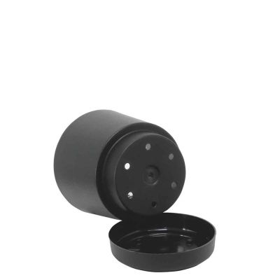 Vaso Plástico Rio Grafite 15x15cm Vasart