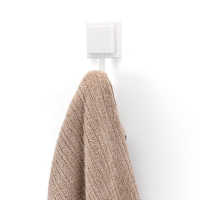 Gancho Adesivo com Fita 3M 6cmx5cm Piatina Branco Arthi