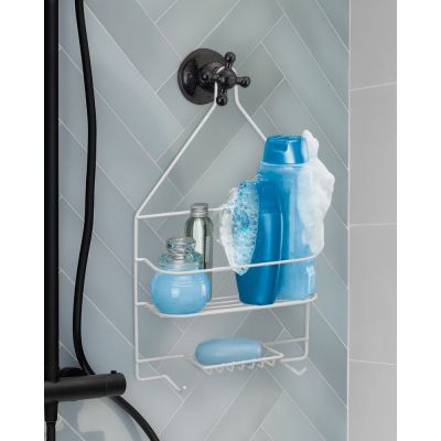 Porta Shampoo Com Saboneteira Branco Arthi