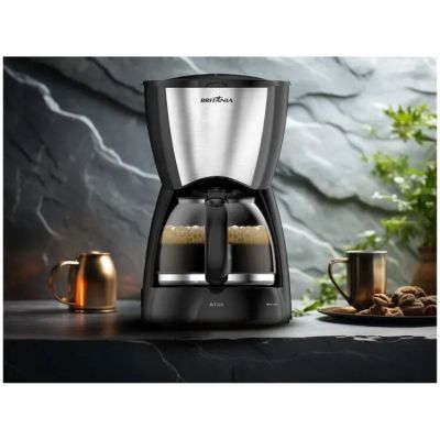 Cafeteira Elétrica 1800w Bcf32a Preto Inox Britânia