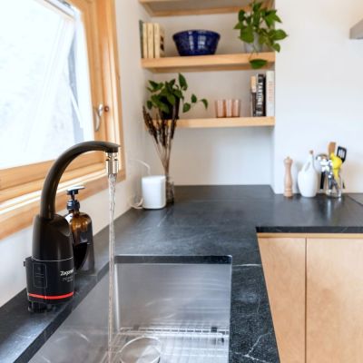 Torneira para Cozinha de Parede/mesa Prima Black Touch Preto Zagonel