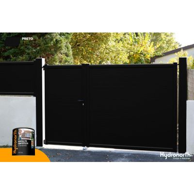 Tinta Esmalte 3,6l Preto Fosco Hydronorth