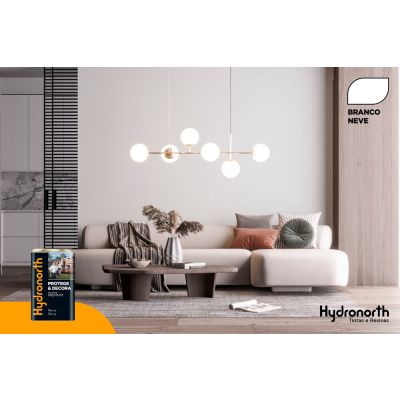 Tinta Acrílica Premium Tintas Branco Neve Fosco 18l Hydronorth