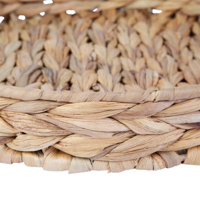 Cesto Organizador Verona Amadeirado 28x28x4cm Diagonal