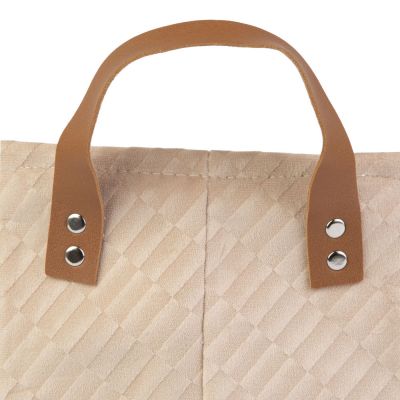 Cesto Organizador Lumpur Creme 30x20x25cm Diagonal