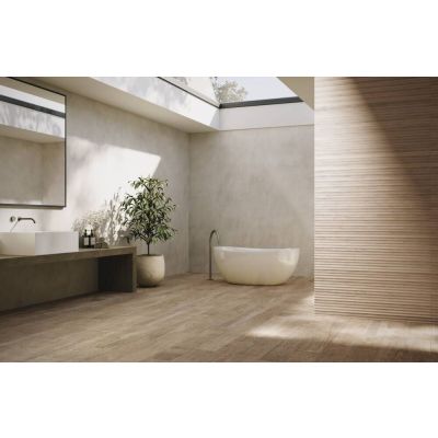 Revestimento de Parede Arca Nordic Bege Retificado Mate Classe A 45x120cm Portobello