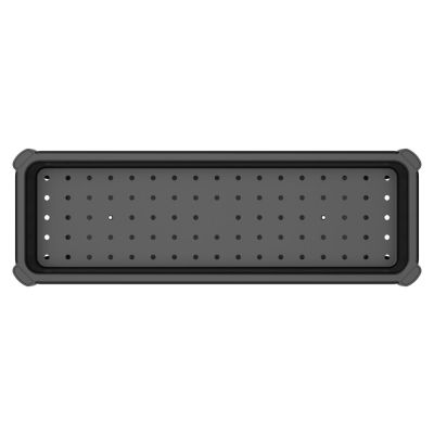 Estante Plastico Geo Linear Preto 76,5x54x18 Grift