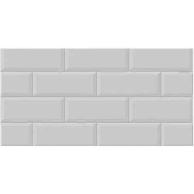 Piso Cerâmico Element Gray Bold Brilhante 31x59 Ilhabella