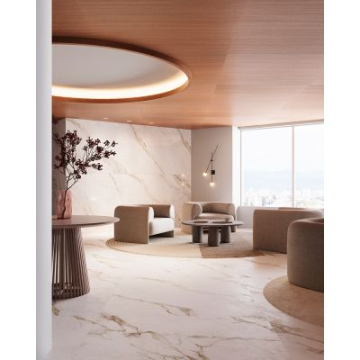 Porcelanato 120cm X 120cm Marmo Perla Velvet Ret Extra Biancogres