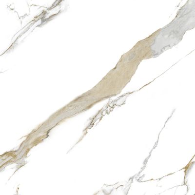 Porcelanato Calacata Oro Satin Retificado Acetinado 80x80cm Biancogres