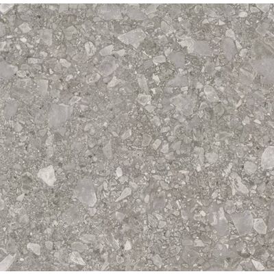 Piso Cerâmico Bergamo Gray Retificado Acetinado 68x68 Ilhabella