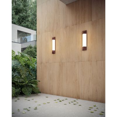 Revestimento de Parede Aris Carvalho Natural Retificado Relevo Classe A 45x90cm Biancogres