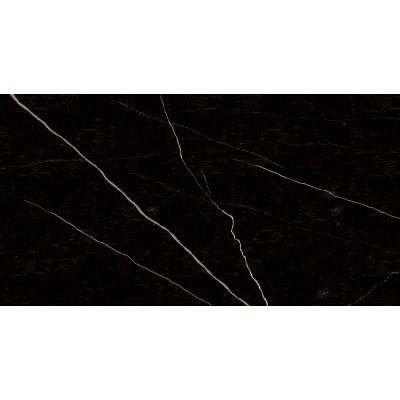 Revestimento de Parede Marmo Imperial Preto Brilho Retificado Classe A 61x116cm Ilhabella