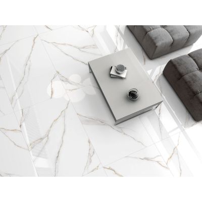 Revestimento de Parede Marmo Allure Branco Cinza Retificado Classe A 61,116cm Ilhabella