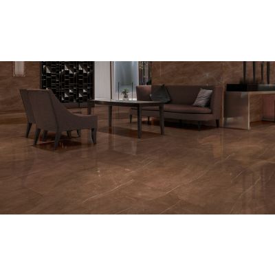 Revestimento de Parede Bronze Marrom Escuro Retificado Classe A 61x116cm Ilhabella