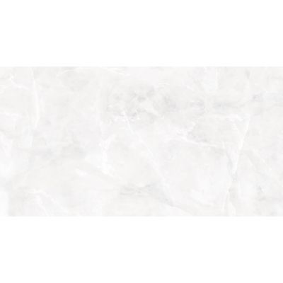 Piso Cerâmico Cristallo Branco Cinza  Retificado Polido 61x116cm Ilhabella