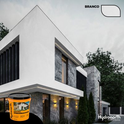 Tinta Impermeabilizante 16L Emborrachada Branco Hydronorth