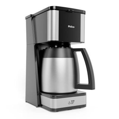 Cafeteira 950W 40CAF PCF40D Jarra Térmica Preto Inox Philco