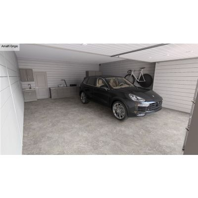 Piso Cerâmico Amalfi Cinza Retificado Externo 59x59cm Ilhabella