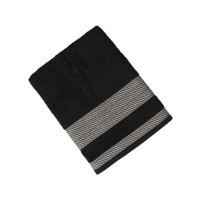 Toalha Banhao 80cm X 1,50cm Siena Preto Atlantica