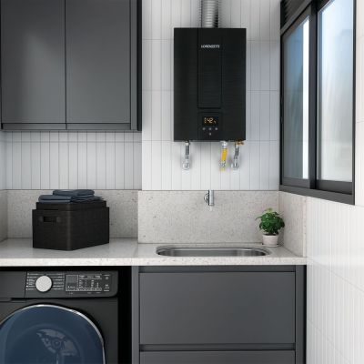 Aquecedor de Passagem a Gás Lz 2500de-bk Black Lorenzetti