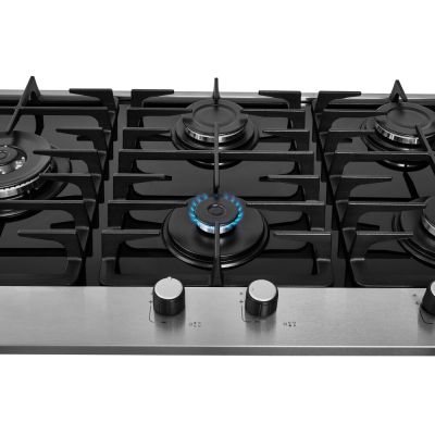 Cooktop Gás 5 Bocas Embutir Preto Bivolt Fischer