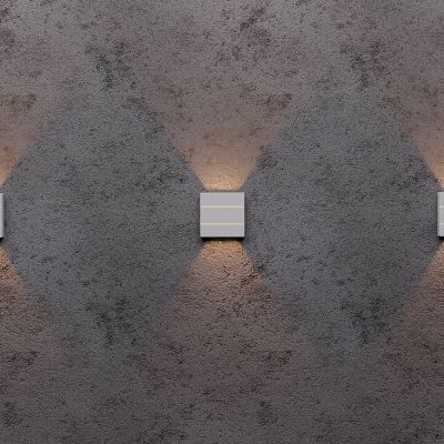 Arandela Led 6w 3000k Pilar Branco Bivolt Taschibra