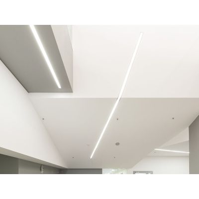 Perfil De Led Embutido 17x25 2m Vertex Branco Taschibra