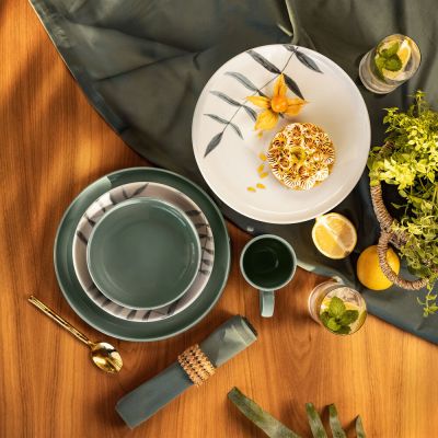 Jogo Jantar 20PCS Flat Branco Oxford