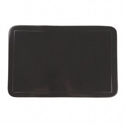 Lugar Americano 44cm X 29CM PVC Preto Copa e Cia