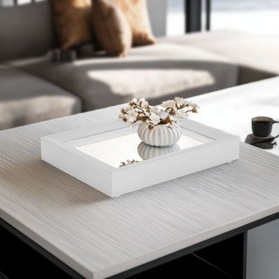 Bandeja Branca 25cm X 14cm Tropical Artes