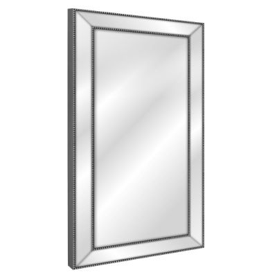 Espelho 40CM X 80CM Filetado Prata Tropical Artes