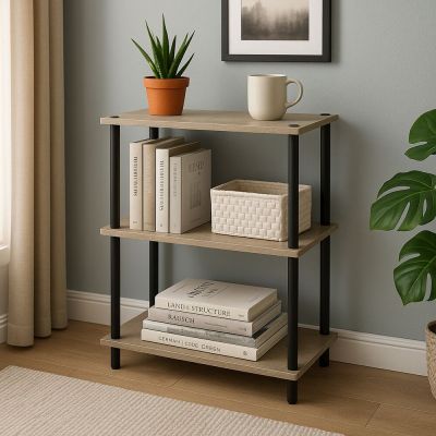 Estante 60CM X 35CM X 75CM Adapt 3 Niveis Nogueira Prat-K