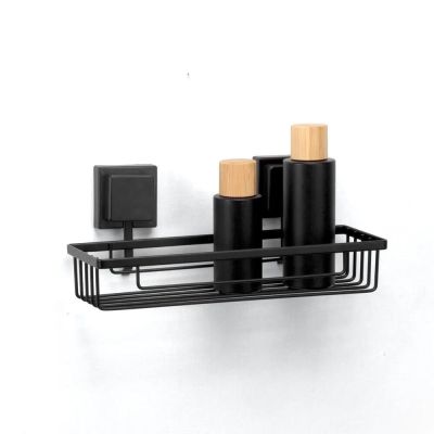 Porta Shampoo Piatina Black 28,6x12,3x12,3cm Arthi