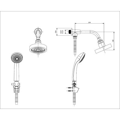 Chuveiro Redondo Com Desviador Master Cromado Celite