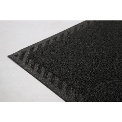 Capacho Vinil Light Rebaixo Preto 40x60cm Kapazi