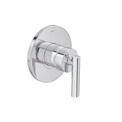 Acabamento Monocomando Para Chuveiro 1/2" E 3/4" Beta Cromado Alta e Baixa Pressão Deca