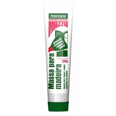 Massa para Madeira 220g Branca Montana