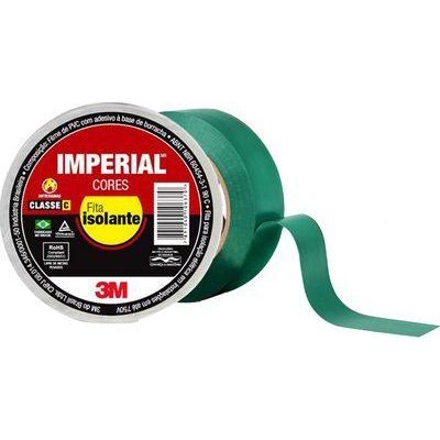 Fita Isolante 3M Imperial 18mmx10m Verde