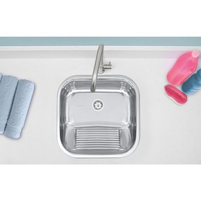 Tanque de Inox Monobloco com Válvula Polido 30L Tramontina