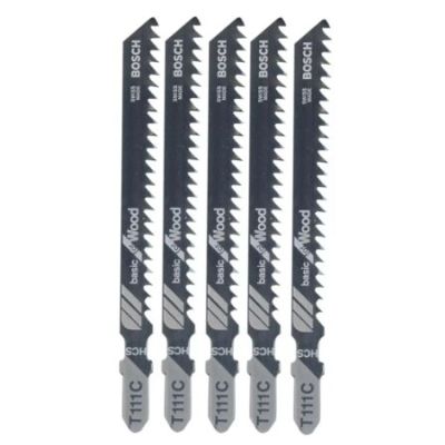 Lâmina de Serra Tico-Tico para Madeira T111C 100mm 5 Peças Bosch