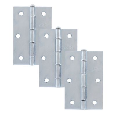 Dobradiça 3.1/2x2.1/2'' Galvanizada  União Mundial