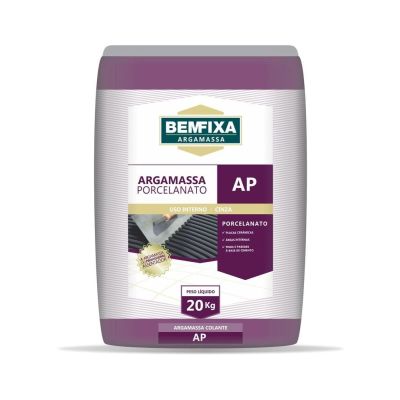 Argamassa Porcelanato Bemfixa 20kg Cinza