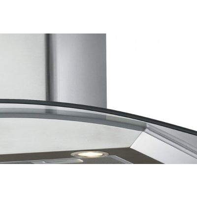 Coifa de Ilha Island Vidro 90cm Inox Fischer