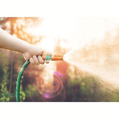 Mangueira Flex Regulável com Esguicho 30m Verde Tramontina