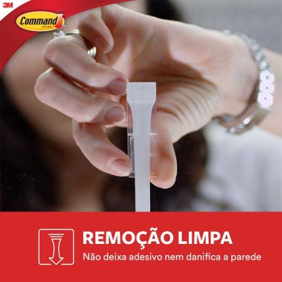 Gancho PVC Adesivo Command Utensílios Médio 3M 2 Peças