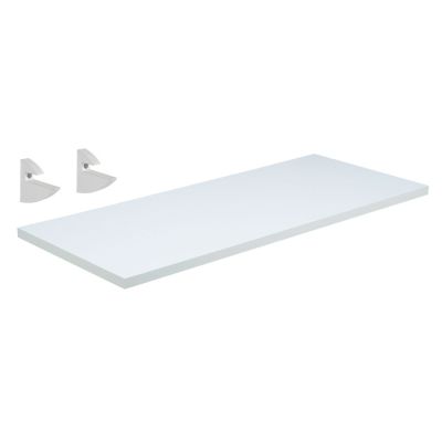 Prateleira Prat-K  Concept com Suporte 20x40cm Branca