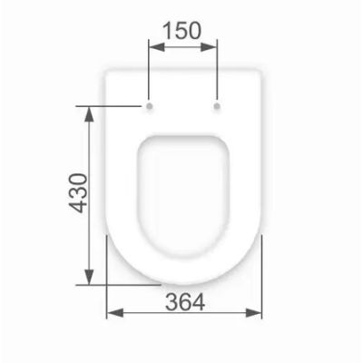 Assento Sanitário Termofixo Nexo com Queda Amortecida Branco Roca