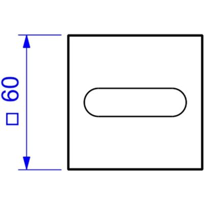Acabamento para Registro 1/2", 3/4" e 1" Polo Cromado Deca