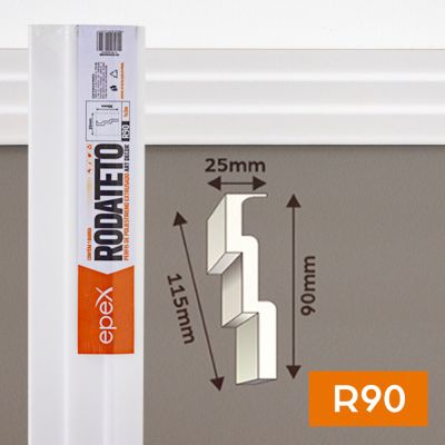 Rodateto 2m R90 Branco Epex